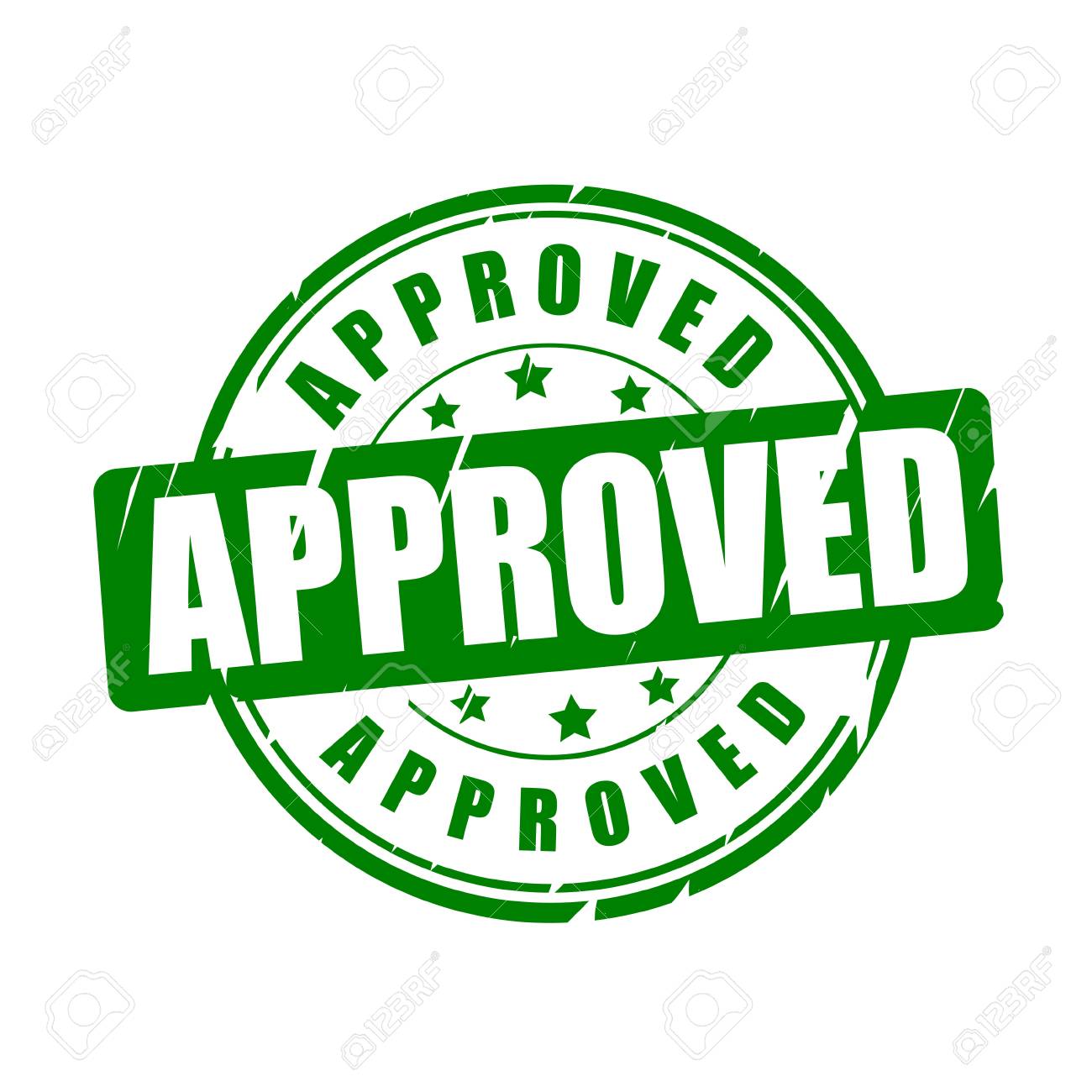 approved vector illustration stamp royalty free cliparts vectors