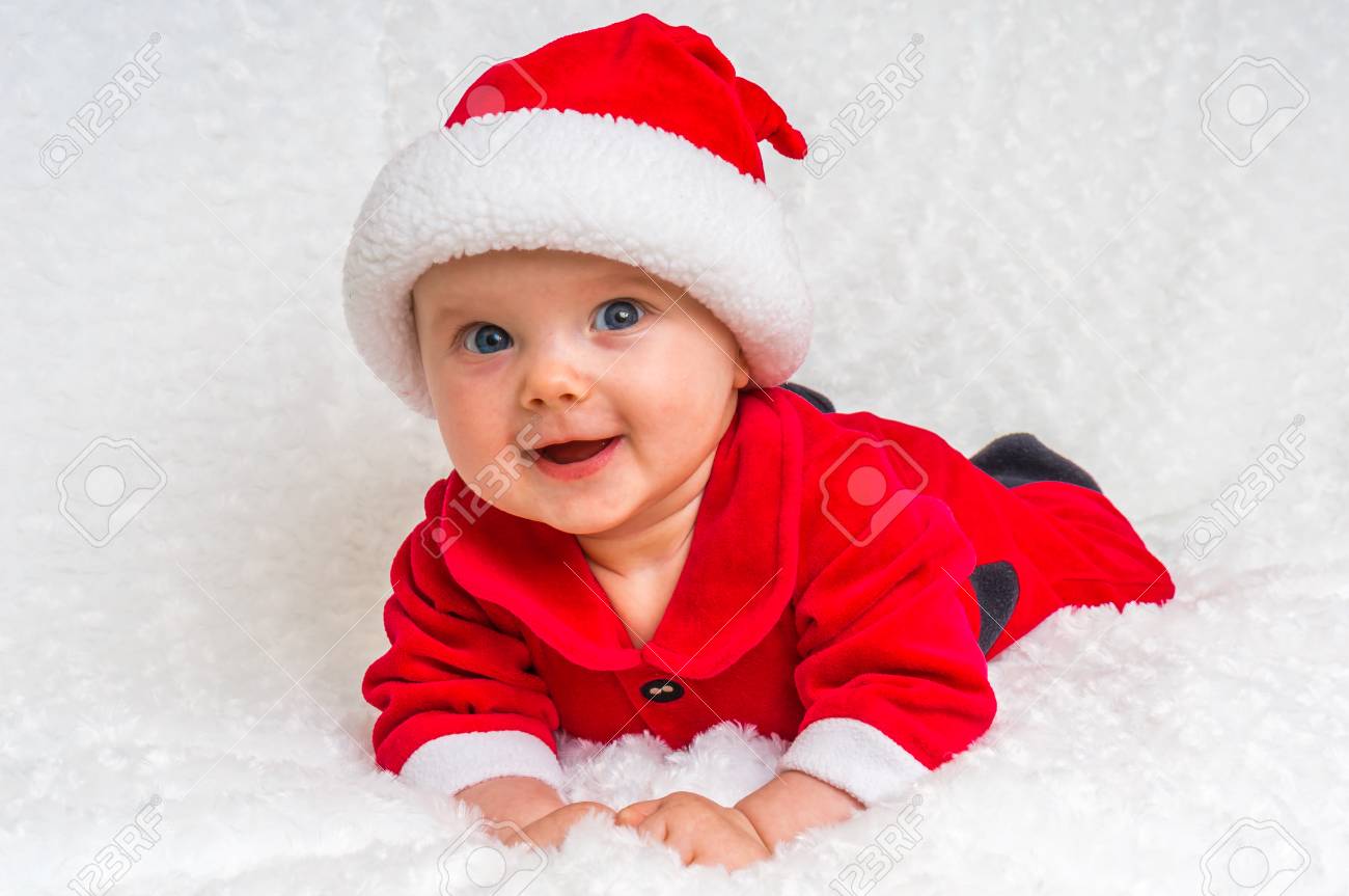 Funny Christmas Baby In Santa Claus Costume Lying On White Blanket Stock Photo Picture And Royalty Free Image Image Funny Christmas Baby In Santa Claus Costume Lying On White Blanket Stock Photo Picture And Royalty Free Image Image
