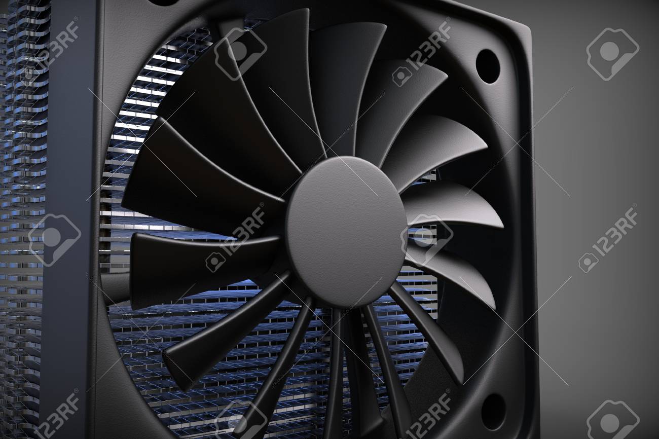 CPU 팬 냉각기. 3D 렌더링입니다. 로열티 무료 사진, 그림, 이미지 그리고 스톡포토그래피. Image 92147352