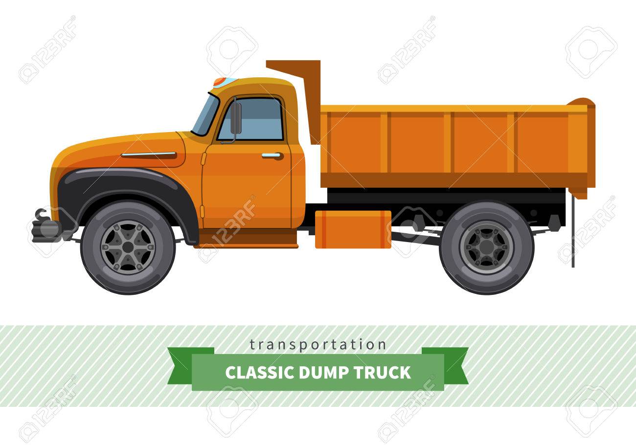 classic dump truck