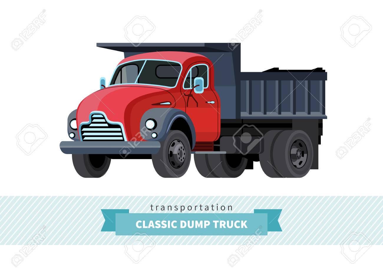 classic dump truck