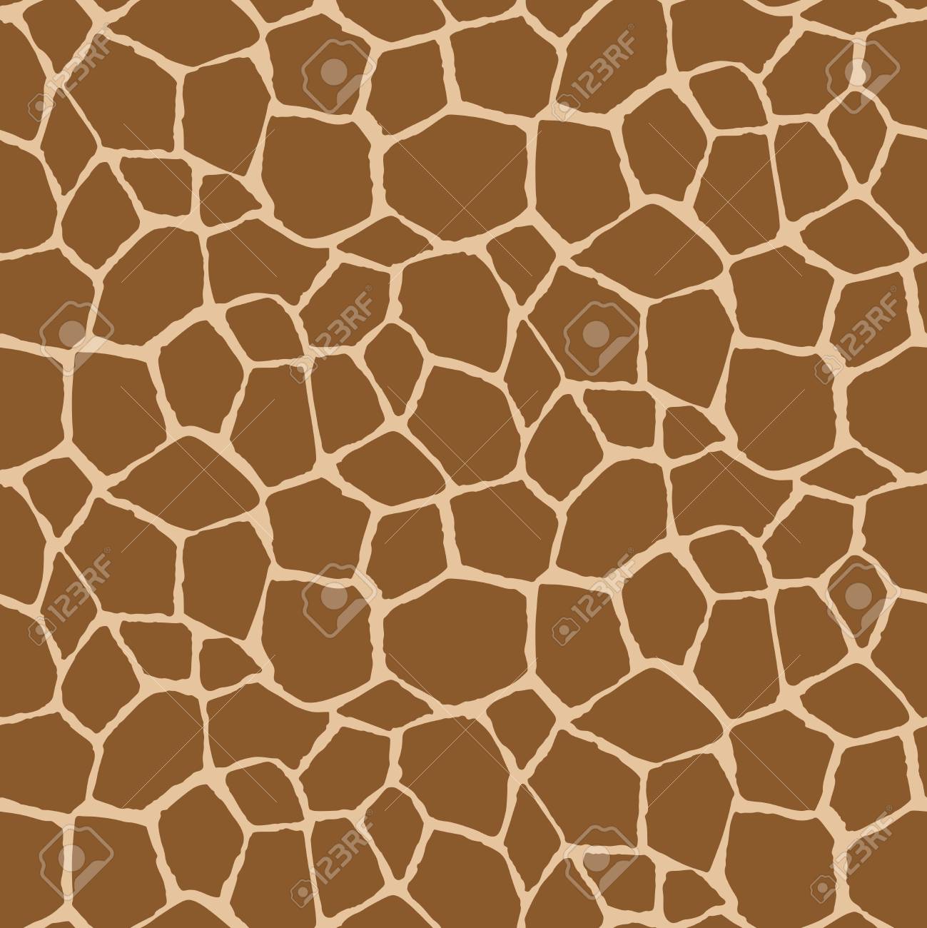 Vector seamless pattern with giraffe, skin. Endless modern background. Animal print - 126020014 Vector seamless pattern with giraffe, skin. Endless modern background. Animal print - 126020014