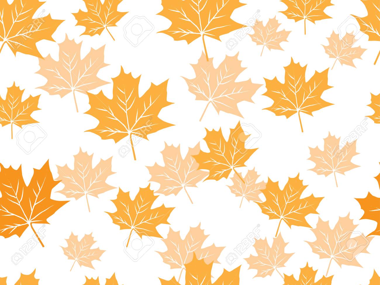 Yellow Maple Leaf Vector Seamless Pattern For Wallpaper, Background, Cover,  Greeting Card, Fabric Textile. Royalty Free SVG, Cliparts, Vectors, and  Stock Illustration. Image 95727976., image size:1300x974