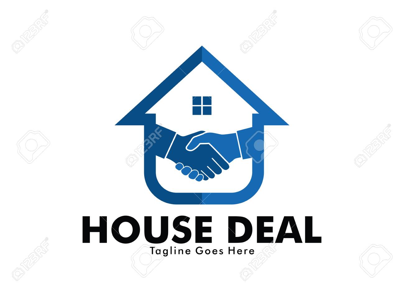 house and property dealer with handshake marketing vector logo design of mortgage, home stay project - 95728051 house and property dealer with handshake marketing vector logo design of mortgage, home stay project - 95728051