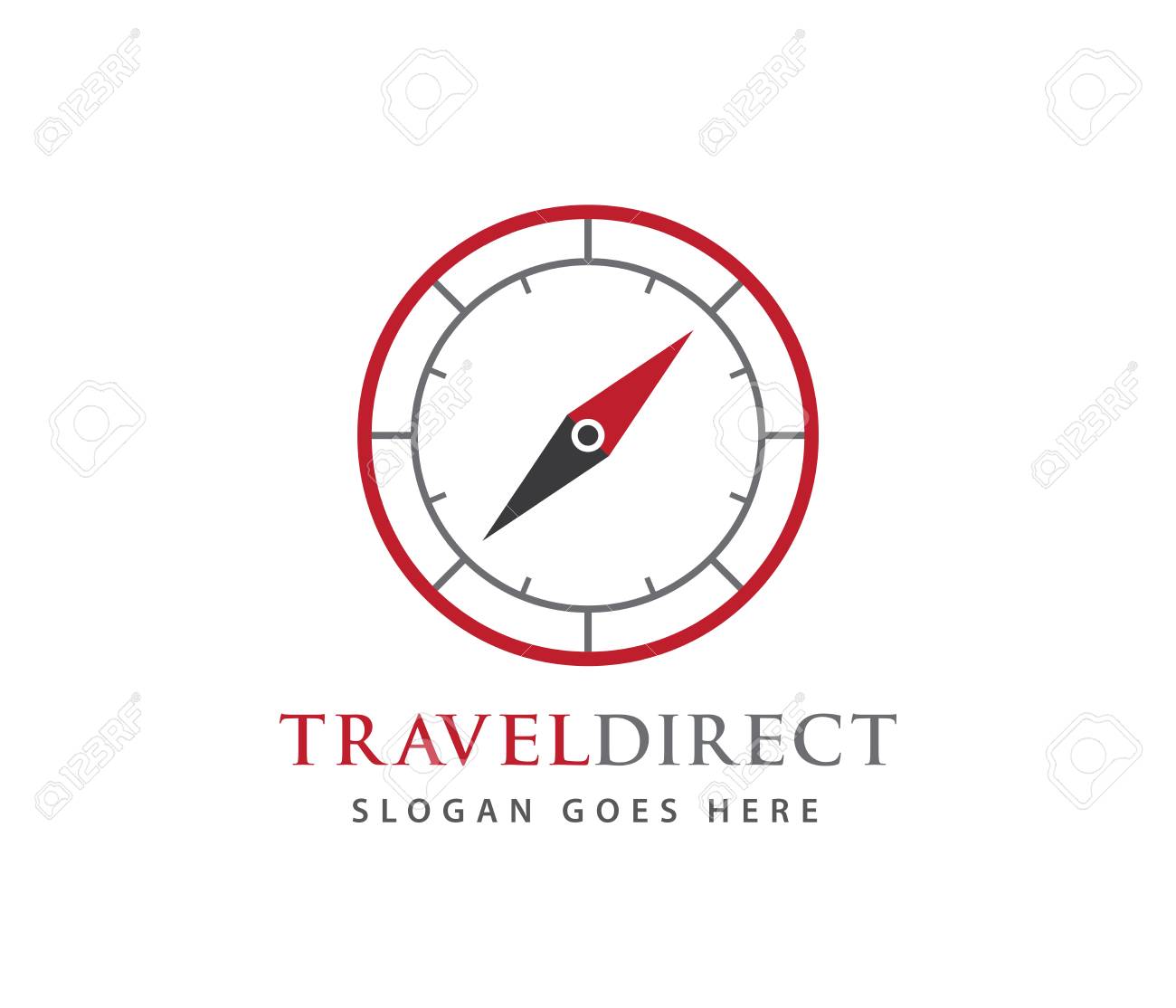 compass wind rose travel adventure direction navigation vector