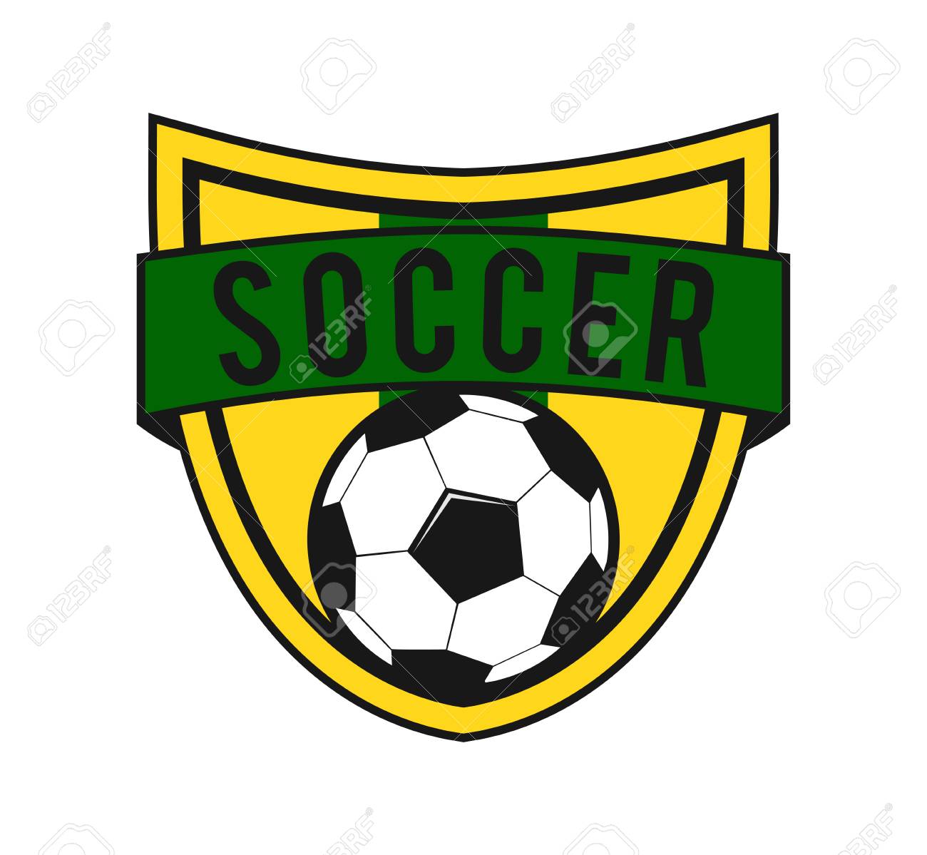 soccer football crest emblem vector logo design template inspiration