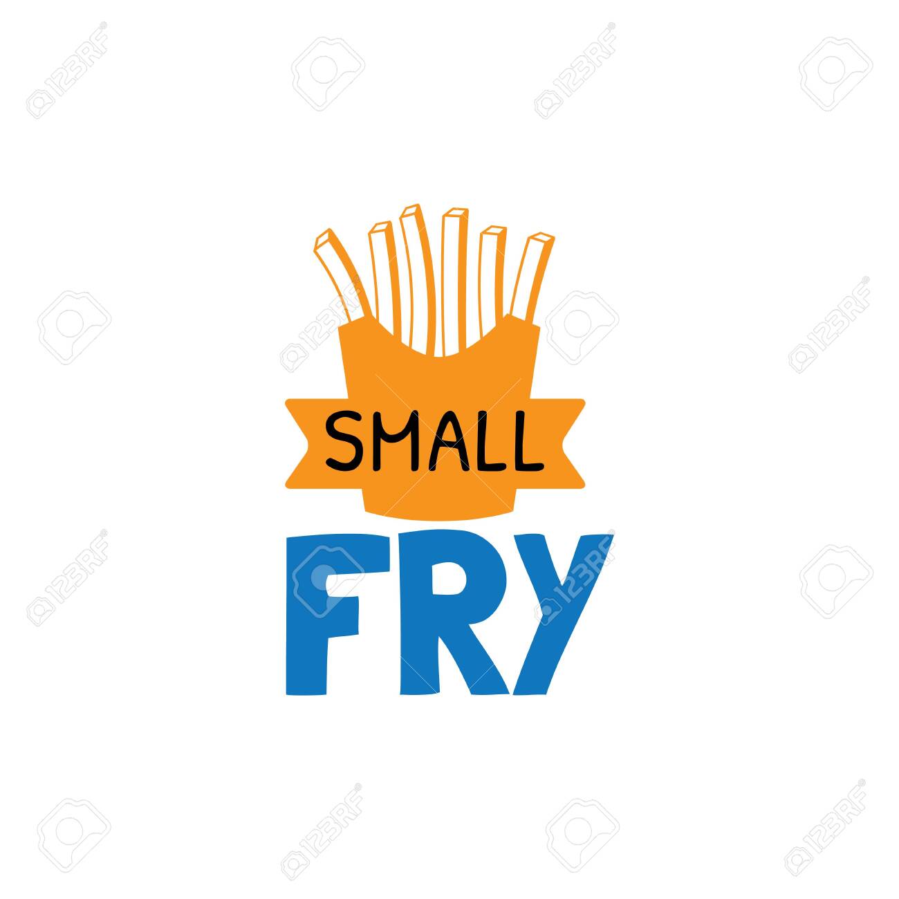 Small Fry Family Baby And Kid Funny Pun Vector Graphic Design Royalty Free Cliparts Vectors And Stock Illustration Image 136273569