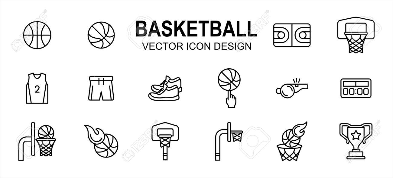 basketball sport related vector icon user interface graphic design. Contains such Icons as basket ball, field, floor, court, uniform, pant, snicker, shoes, score board, fingering, trophy, goal - 169744562 basketball sport related vector icon user interface graphic design. Contains such Icons as basket ball, field, floor, court, uniform, pant, snicker, shoes, score board, fingering, trophy, goal - 169744562