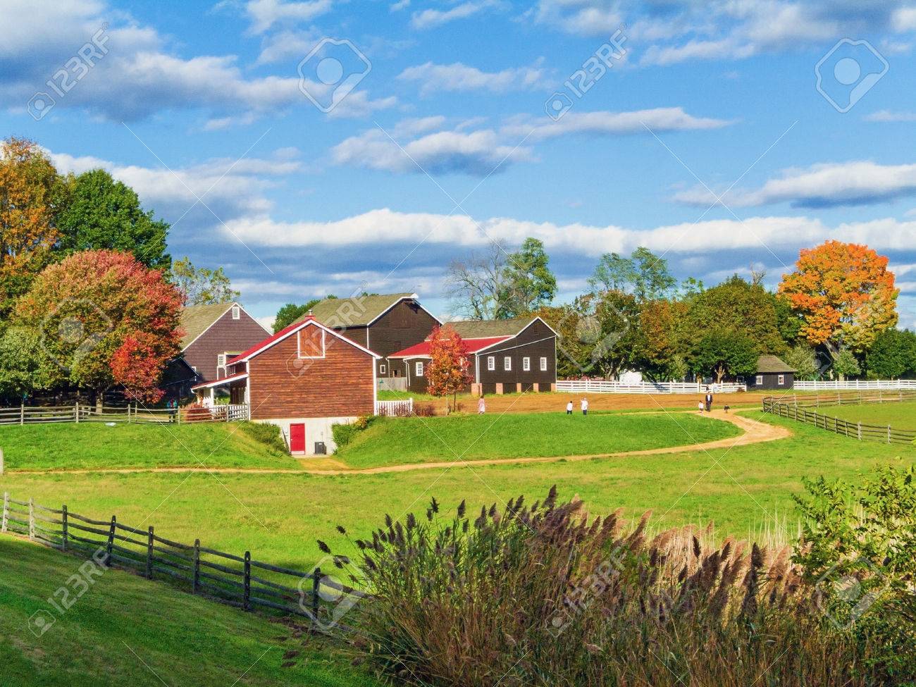An Autumn View Of Historic Longstreet Farm In Holmdel Park In Stock Photo Picture And Royalty Free Image Image 29219182