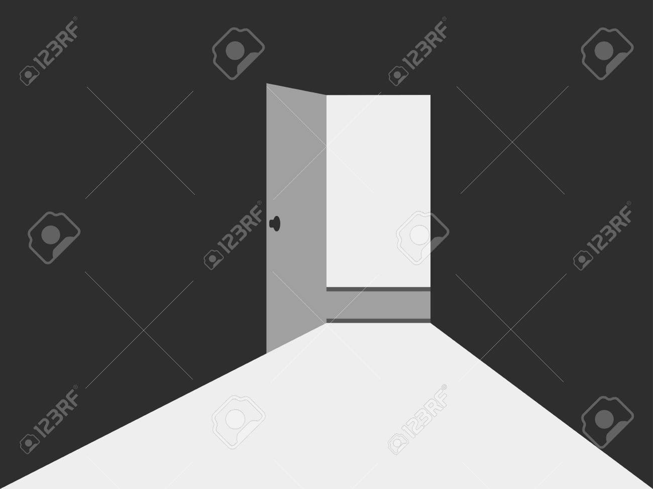 open door dark opened open door with light light from the open door to dark door with light from the door to open door dark opened open door with light light from the open door to dark door with light from the door to