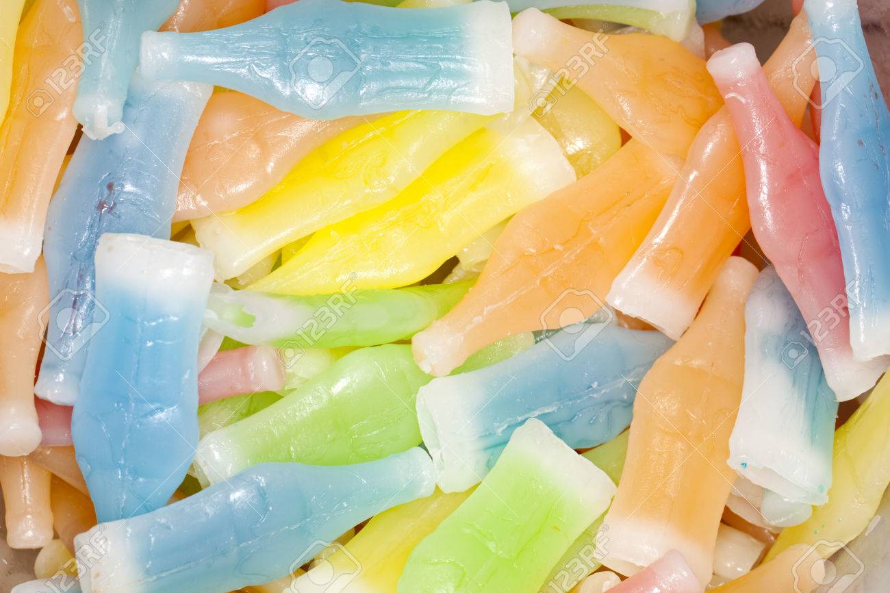 Download Colorful Wax Bottles Candy Treats Filled With Sweet Drink Candy Stock Photo Picture And Royalty Free Image Image 27040630 Yellowimages Mockups