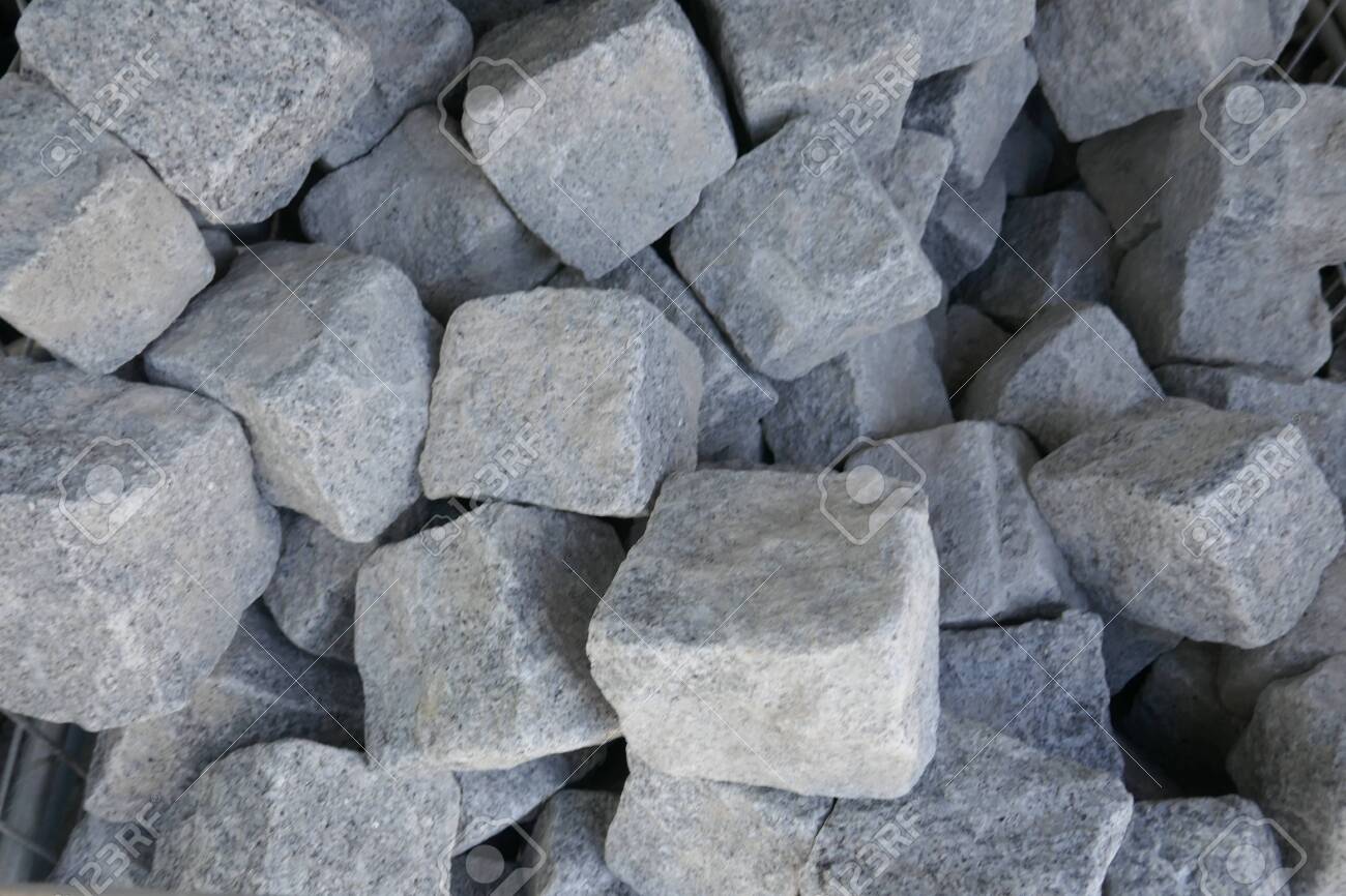 Granite Stones For Natural Stone Paving In The Building Materials Stock Photo Picture And Royalty Free Image Image 133169182