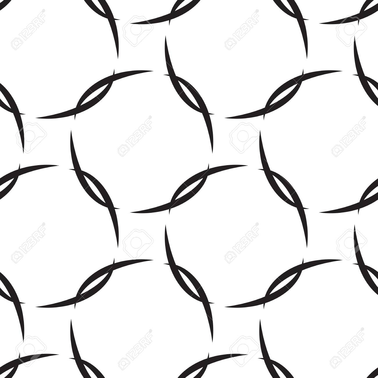 Estratto In Bianco E Nero Disegno Geometrico Senza Soluzione Di Continuità Vector Background Semplice In Bianco E Nero Texture Ripetuta Grafica