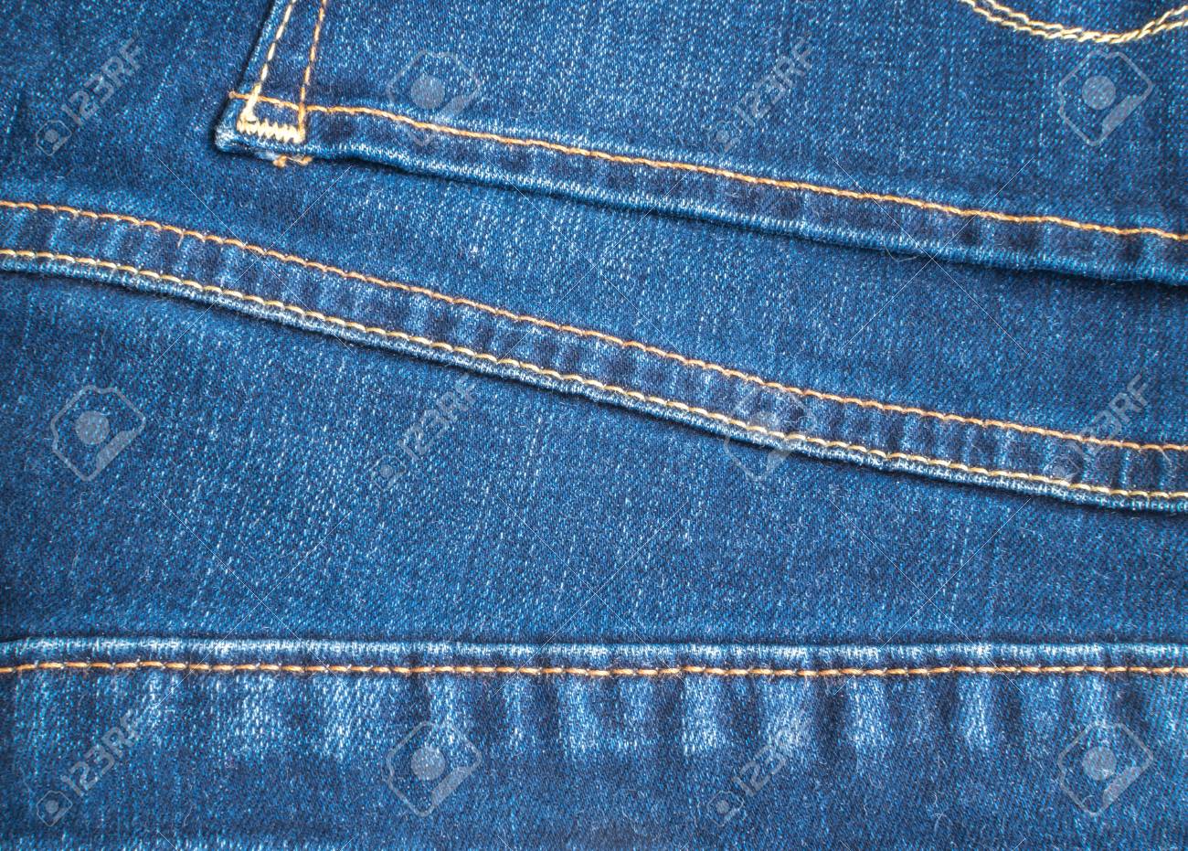 blue jeans and stitches texture denim background with seam stock stitches denim