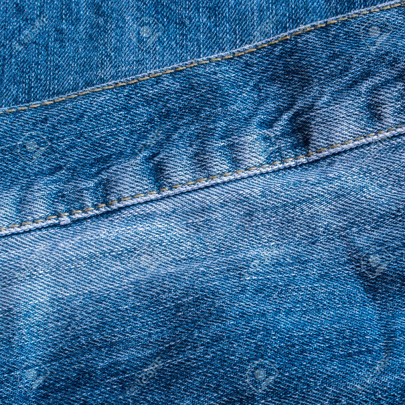 blue jeans and stitches texture denim background with seam stock stitches denim