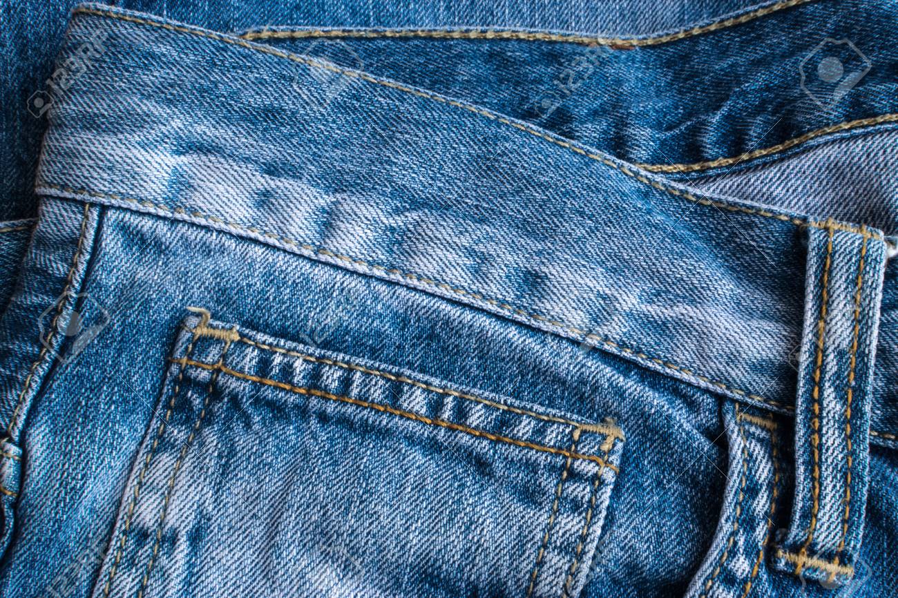 blue jeans and stitches texture denim background with seam stock stitches denim