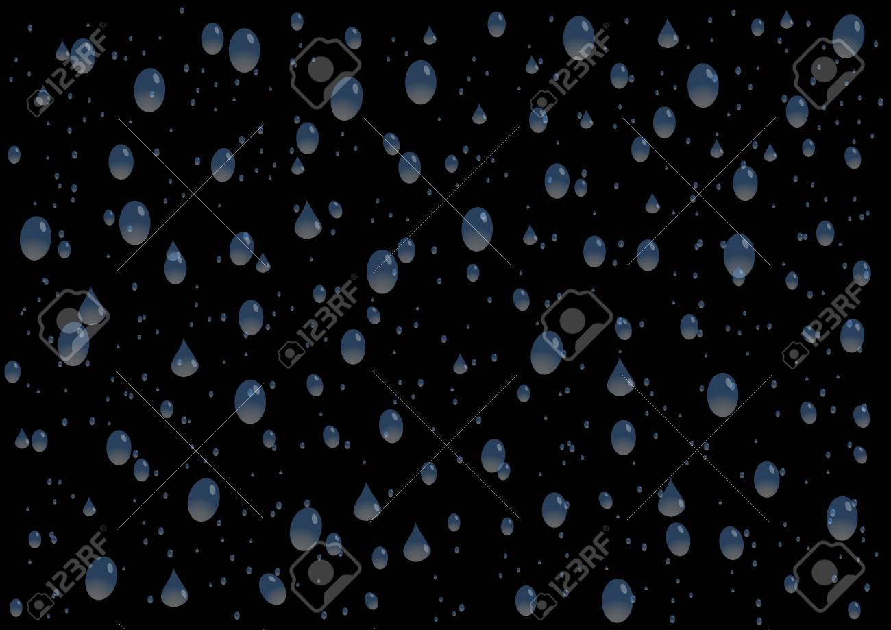水のイラストは暗い背景と青と白の色で低下します のイラスト素材 ベクタ Image 水のイラストは暗い背景と青と白の色で低下します のイラスト素材 ベクタ Image