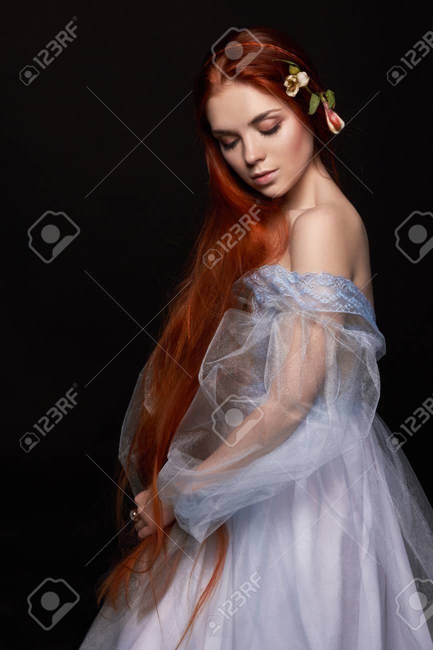 retro redhead girl Bot cum hot