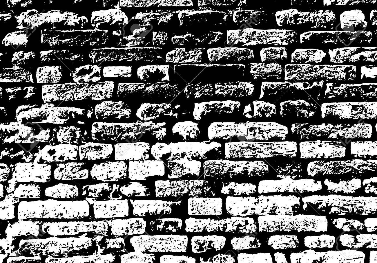 Black Brick Wall grunge white and black brick wall background. royalty free Black Brick Wall grunge white and black brick wall background. royalty free
