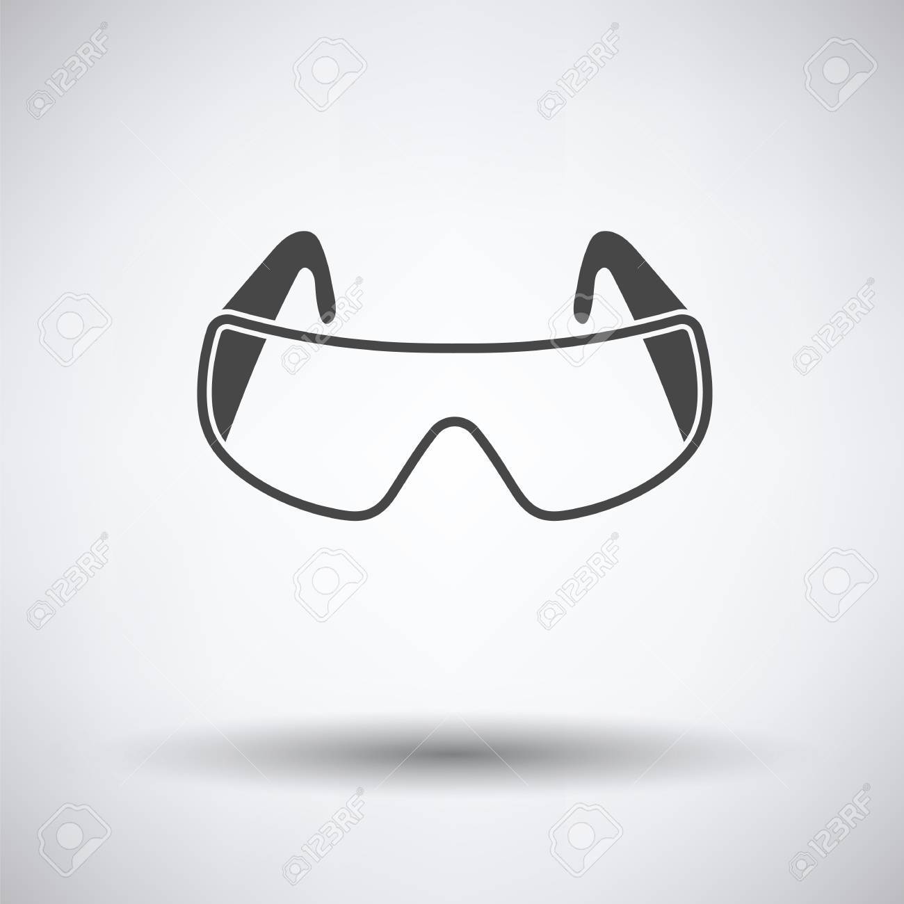 Icon Of Chemistry Protective Eyewear Royalty Free Cliparts Vectors And Stock Illustration Image