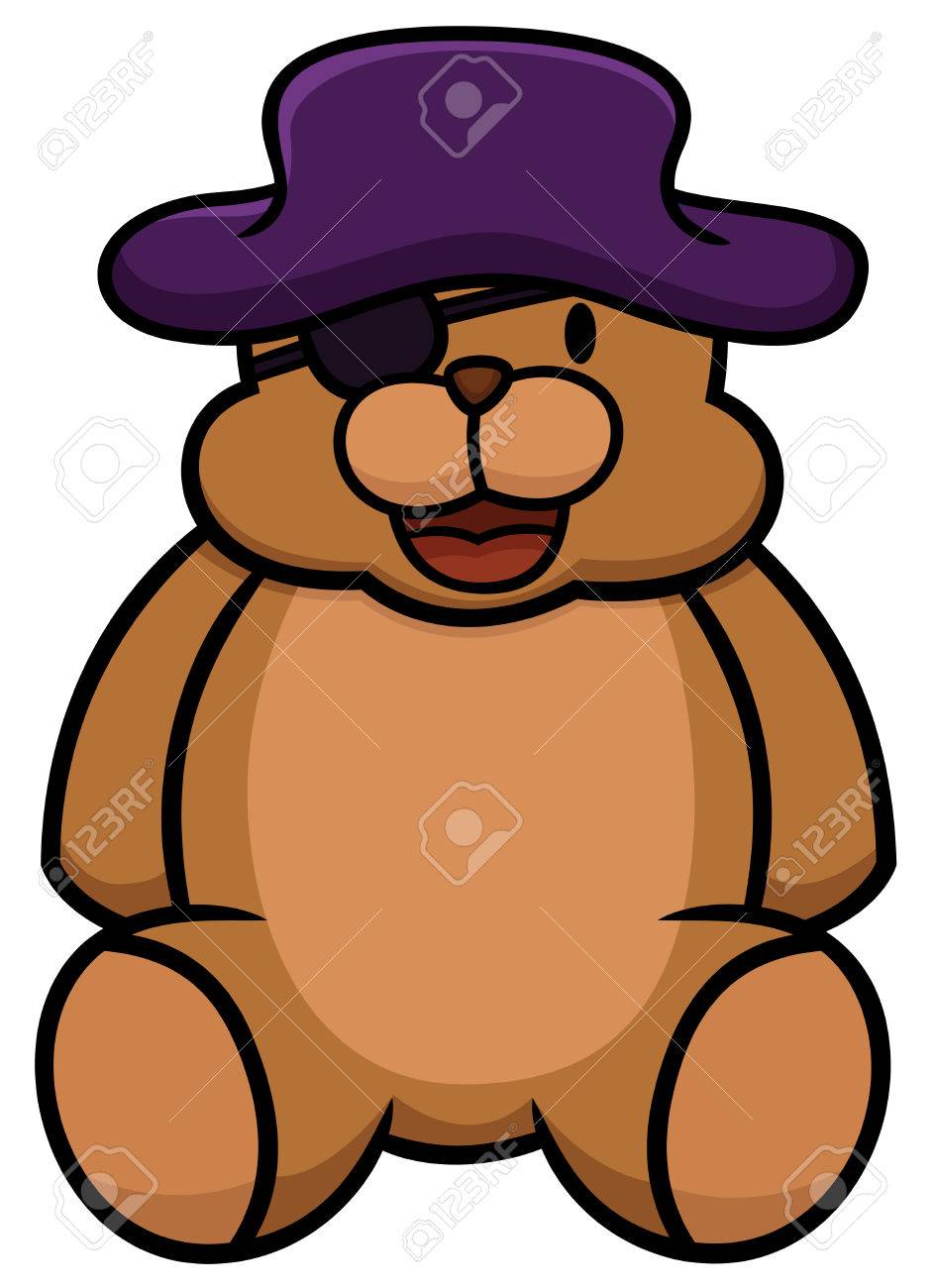 teddy bear with eye patch