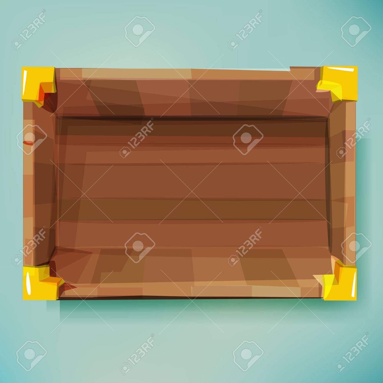 古い木箱の平面図です 宝 ベクトル図 のイラスト素材 ベクタ Image