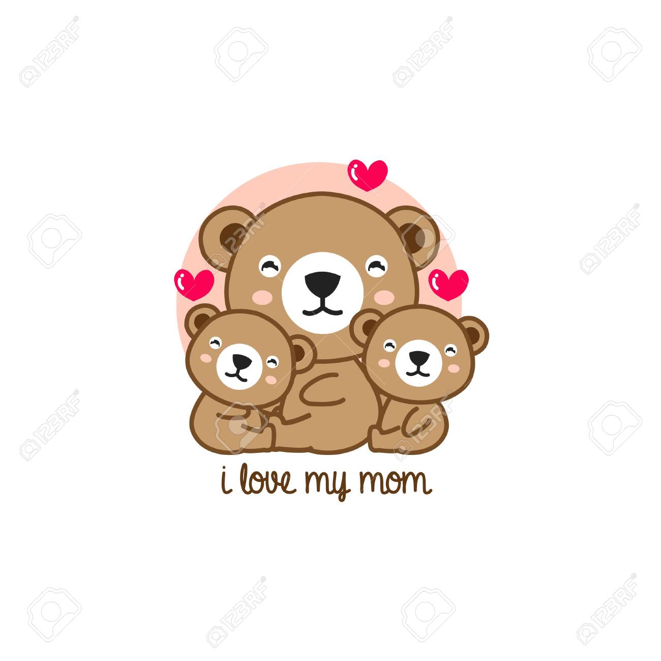 I Love My Mom Mother Bear Hugging Little Baby Royalty Free Cliparts Vectors And Stock Illustration Image I Love My Mom Mother Bear Hugging Little Baby Royalty Free Cliparts Vectors And Stock Illustration Image