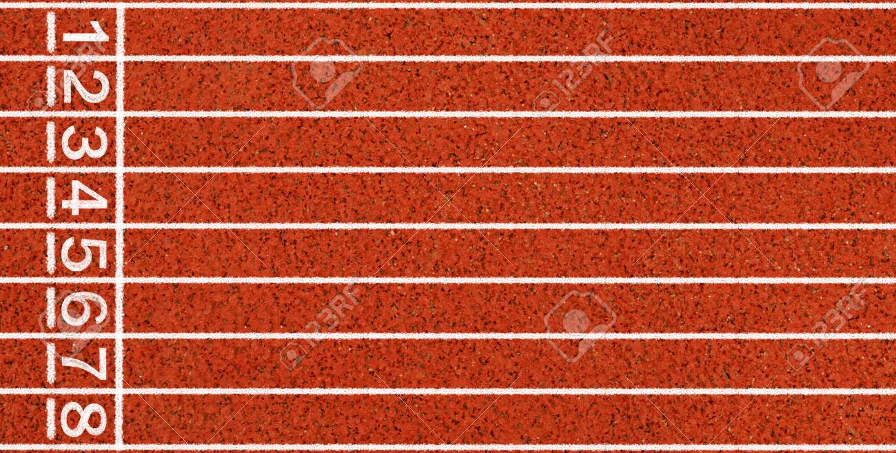 jogging track top view