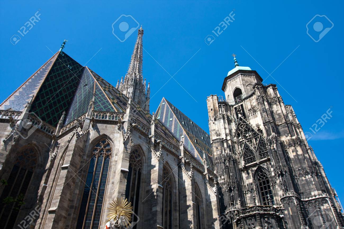 オーストリア ウィーンの聖シュテファン大聖堂 の写真素材 画像素材 Image