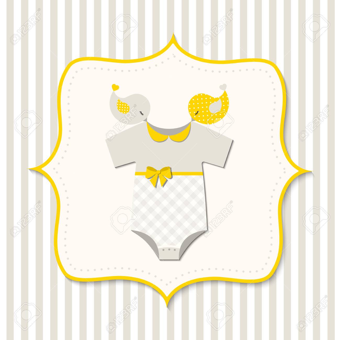 Yellow Baby Shower Card With Baby Bodysuit Royalty Free Cliparts 57019084 Yellow Baby Shower Card With Baby Bodysuit Photo 57019084 Stock Vector Yellow Baby Shower Card With Baby Bodysuithtml