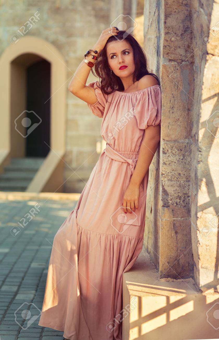 robe longue romantique