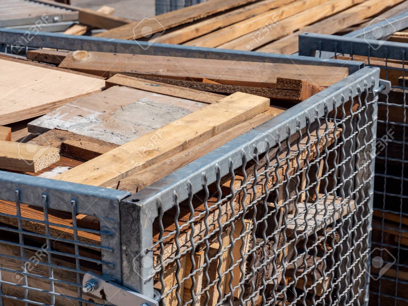 Lumber In A Box Construction Site Stock Photo Picture And Royalty Free Image Image