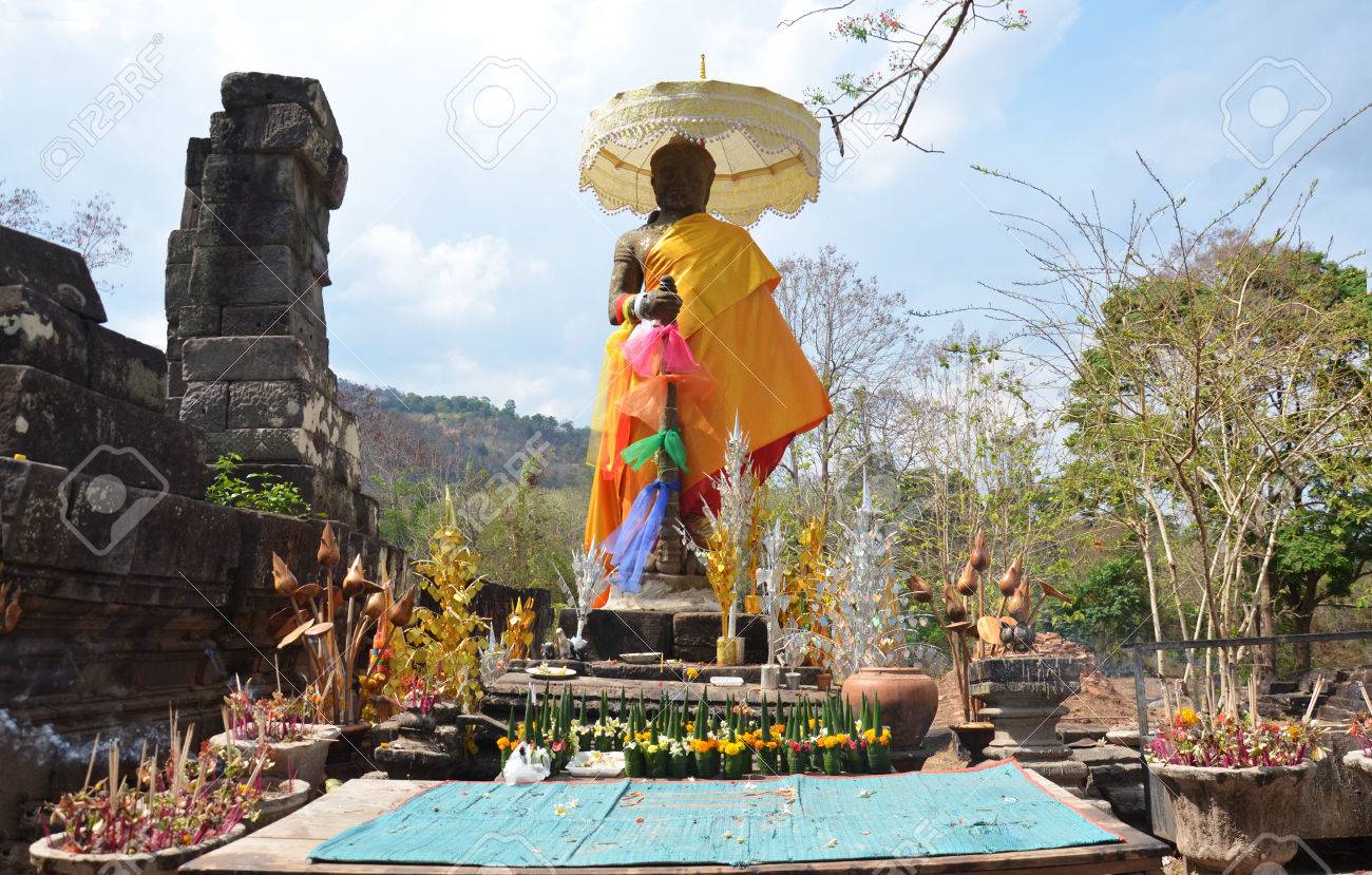 Shiva Statue De Vat Phou Ou Wat Phu à Pakse à Champasak Laos - 