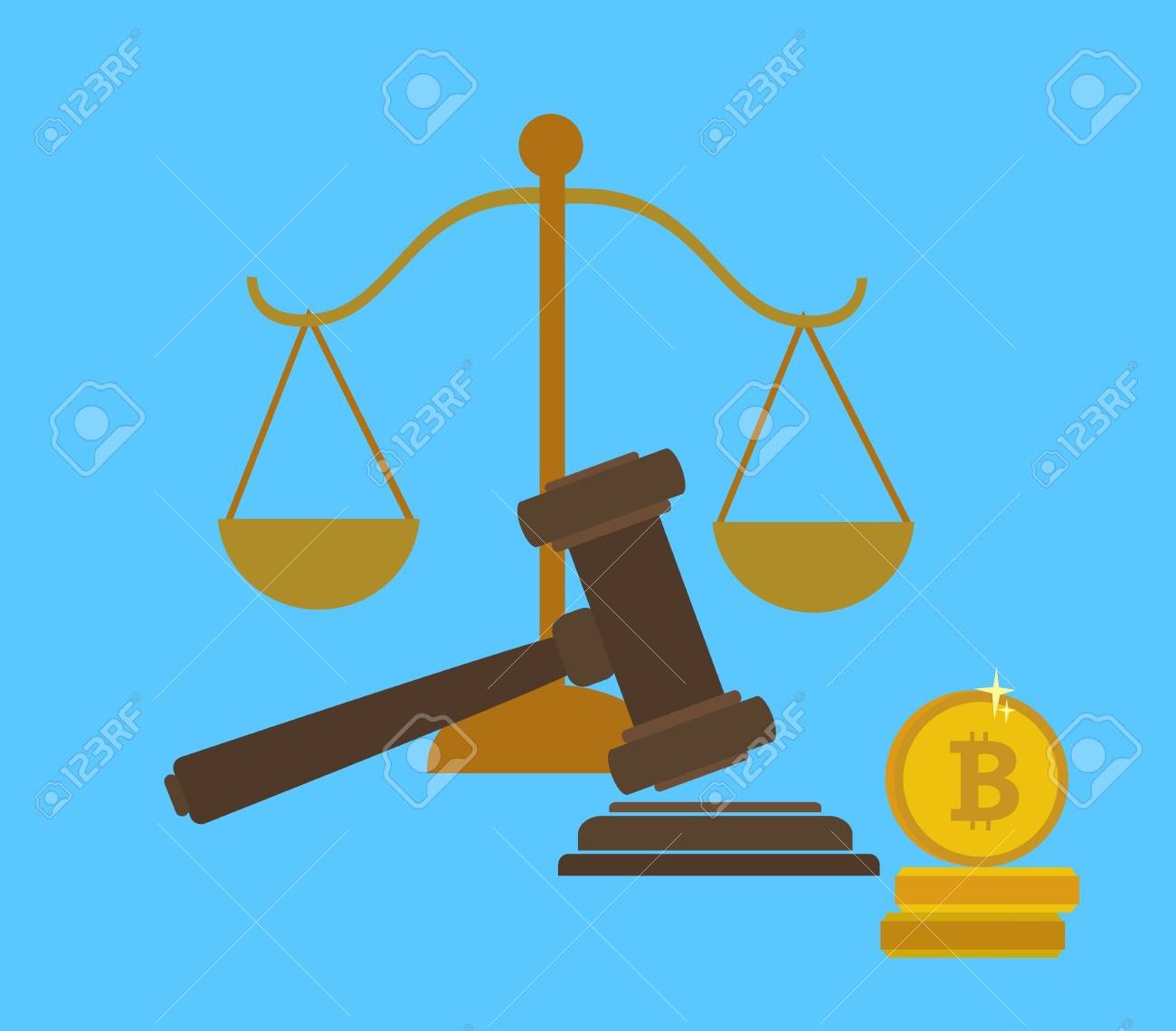 Concept De Législation Sur La Crypto-monnaie, Réglementation De La Loi Sur  La Monnaie Numérique Et Contrôle Législatif. Illustration Vectorielle Dans  Un Style Plat. Clip Art Libres De Droits, Svg, Vecteurs Et Illustration.