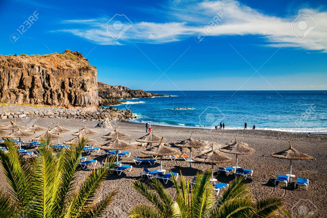 Small Beach In The Village Callao Salvaje In Tenerife Canary Stock Photo Picture And Royalty Free Image Image 69660923