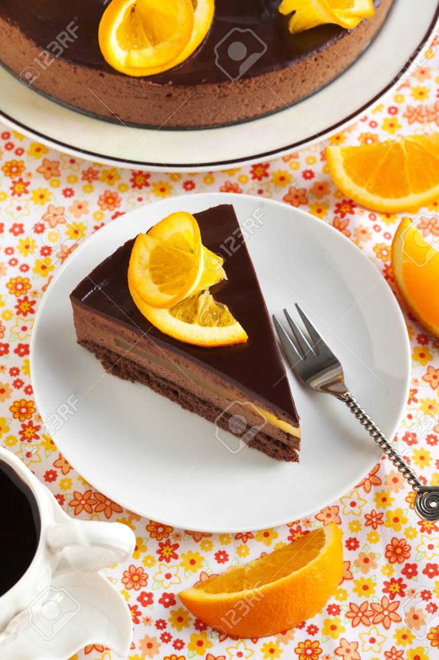 Orange Chocolate Mousse Cake Stock Photo Picture And Royalty Free Image Image Orange Chocolate Mousse Cake Stock Photo Picture And Royalty Free Image Image