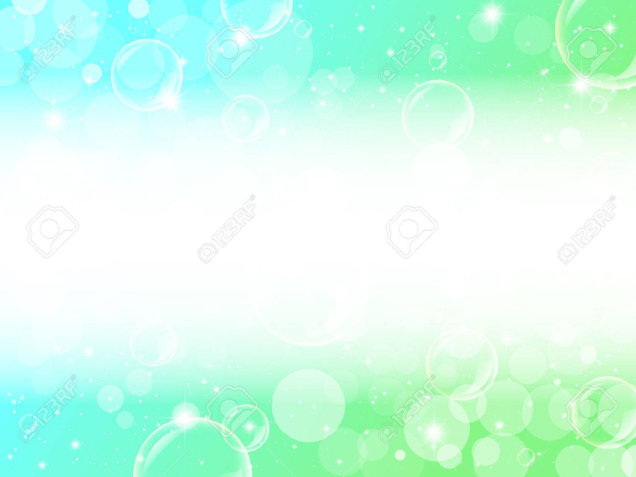 緑の泡の背景 のイラスト素材 ベクタ Image