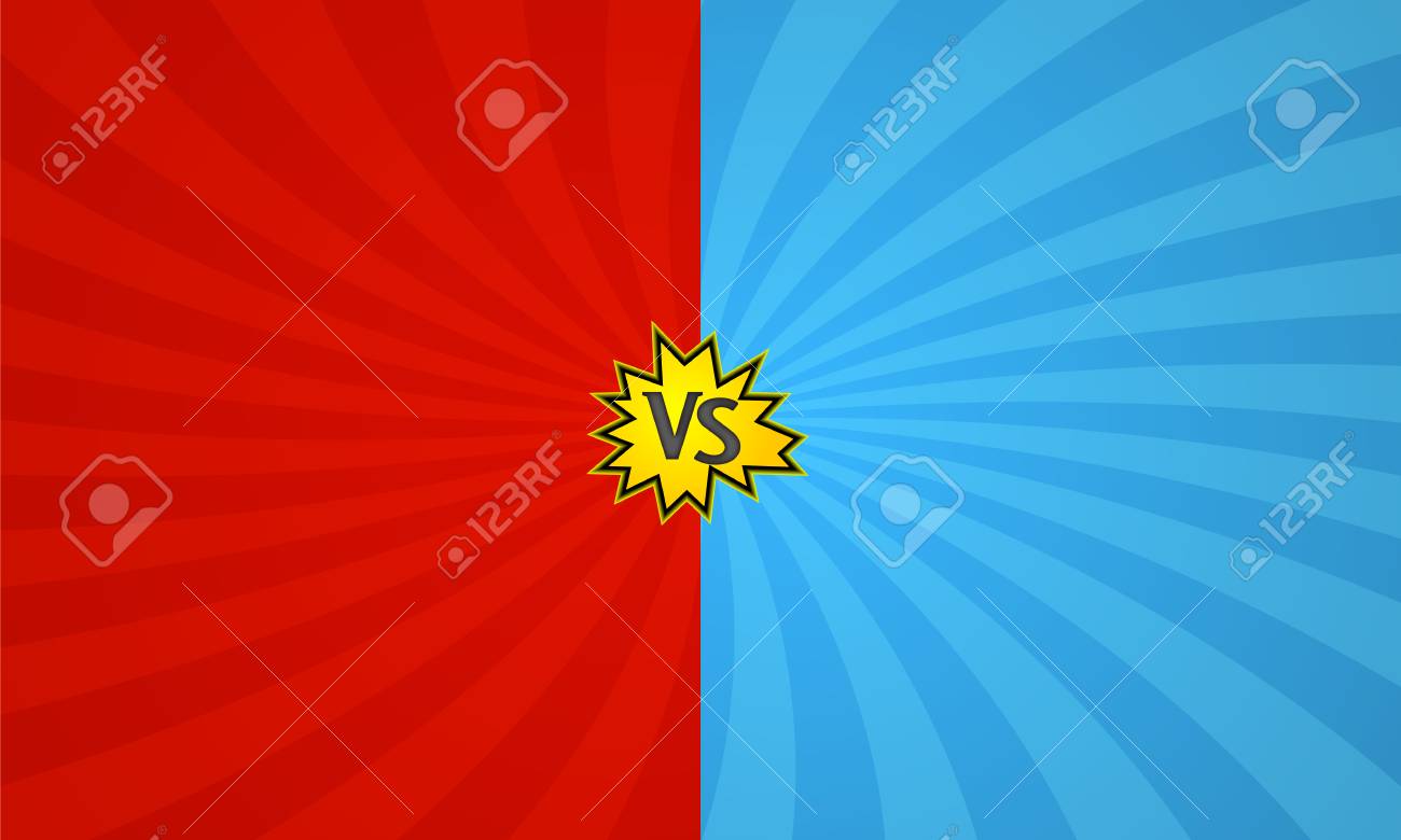 versus letters fight backgrounds with sun rays style design letters backgrounds