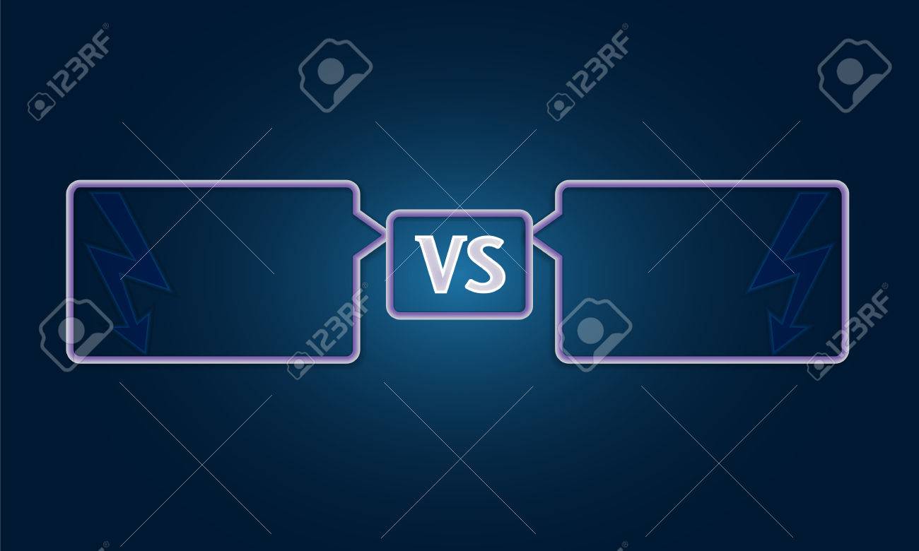 versus letters fight backgrounds with sun rays style design letters backgrounds
