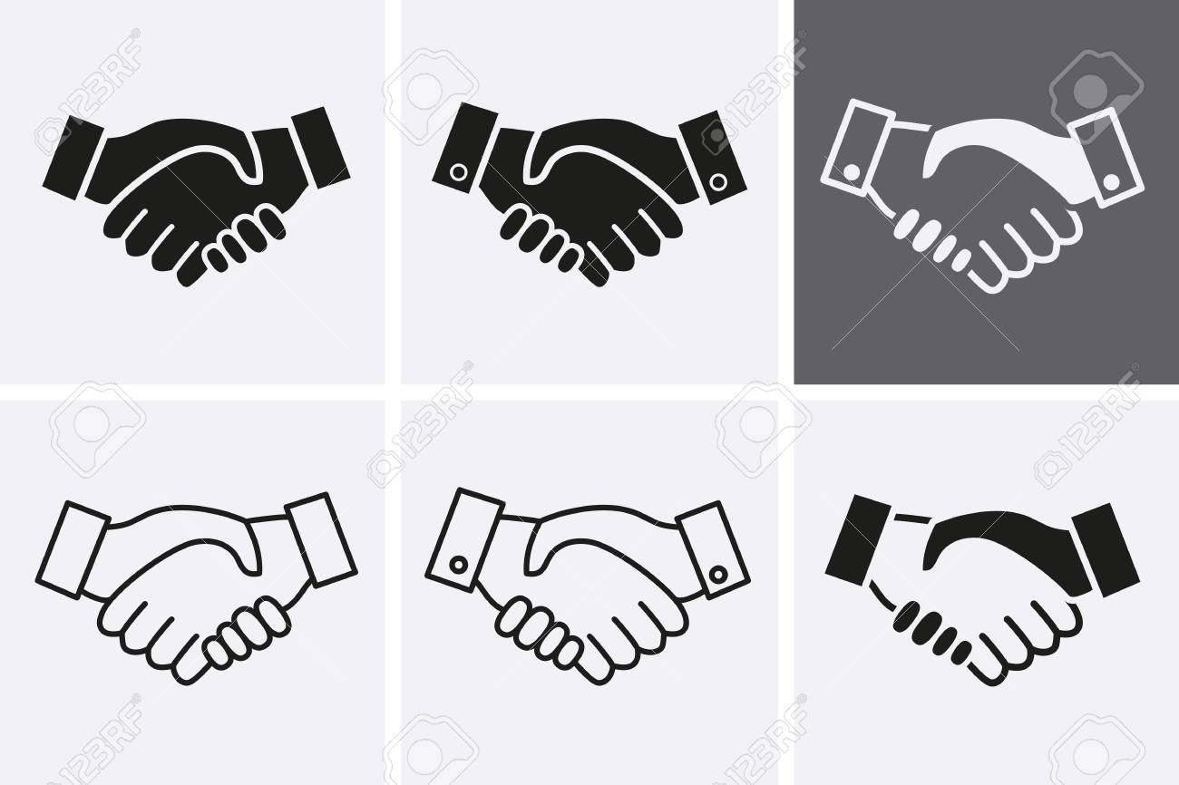 Handshake Partnerschaft Symbol Loyalitat Oder Respekt Piktogramm Vektor Set Symbole Lizenzfrei Nutzbare Vektorgrafiken Clip Arts Illustrationen Image 99276082