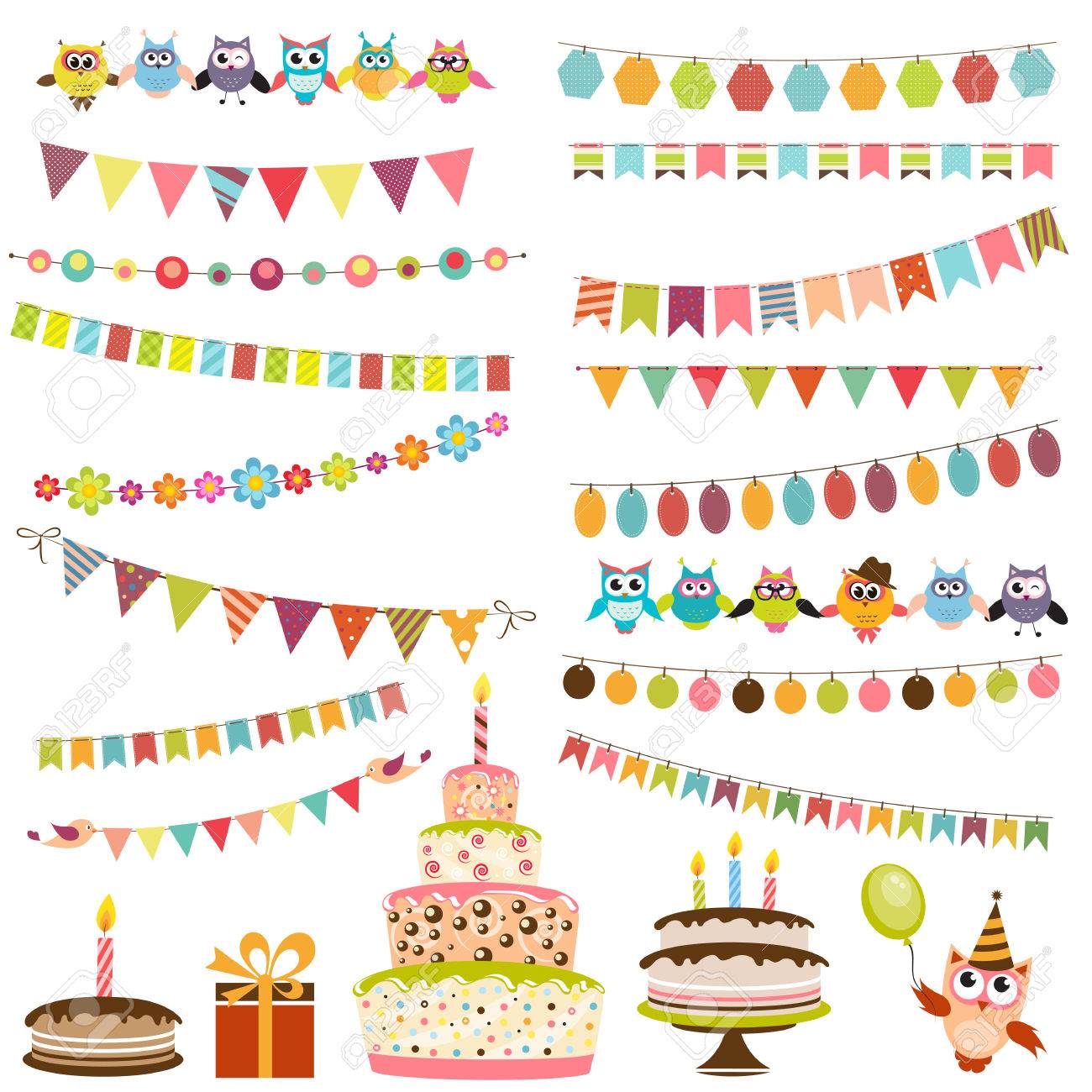 Color Birthday bunting set - 53140152 Color Birthday bunting set - 53140152