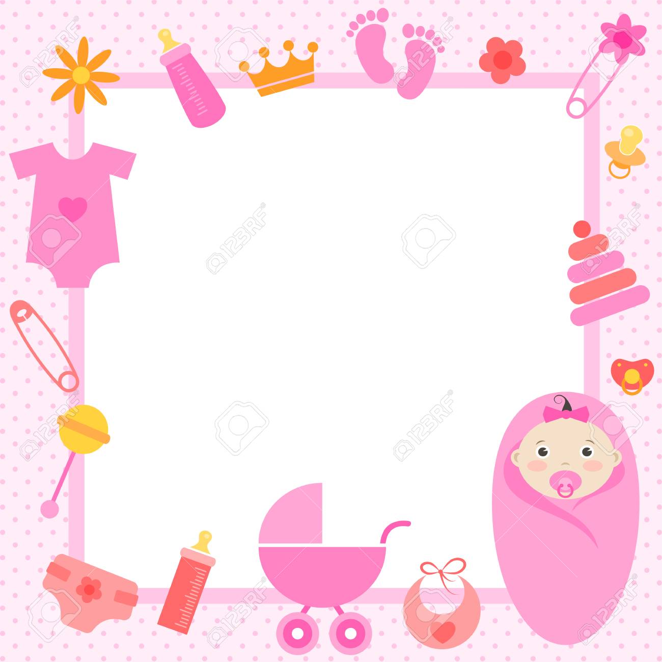 Cadre Rose Avec Des Elements Bebe Fille Clip Art Libres De Droits Vecteurs Et Illustration Image Cadre Rose Avec Des Elements Bebe Fille Clip Art Libres De Droits Vecteurs Et Illustration Image