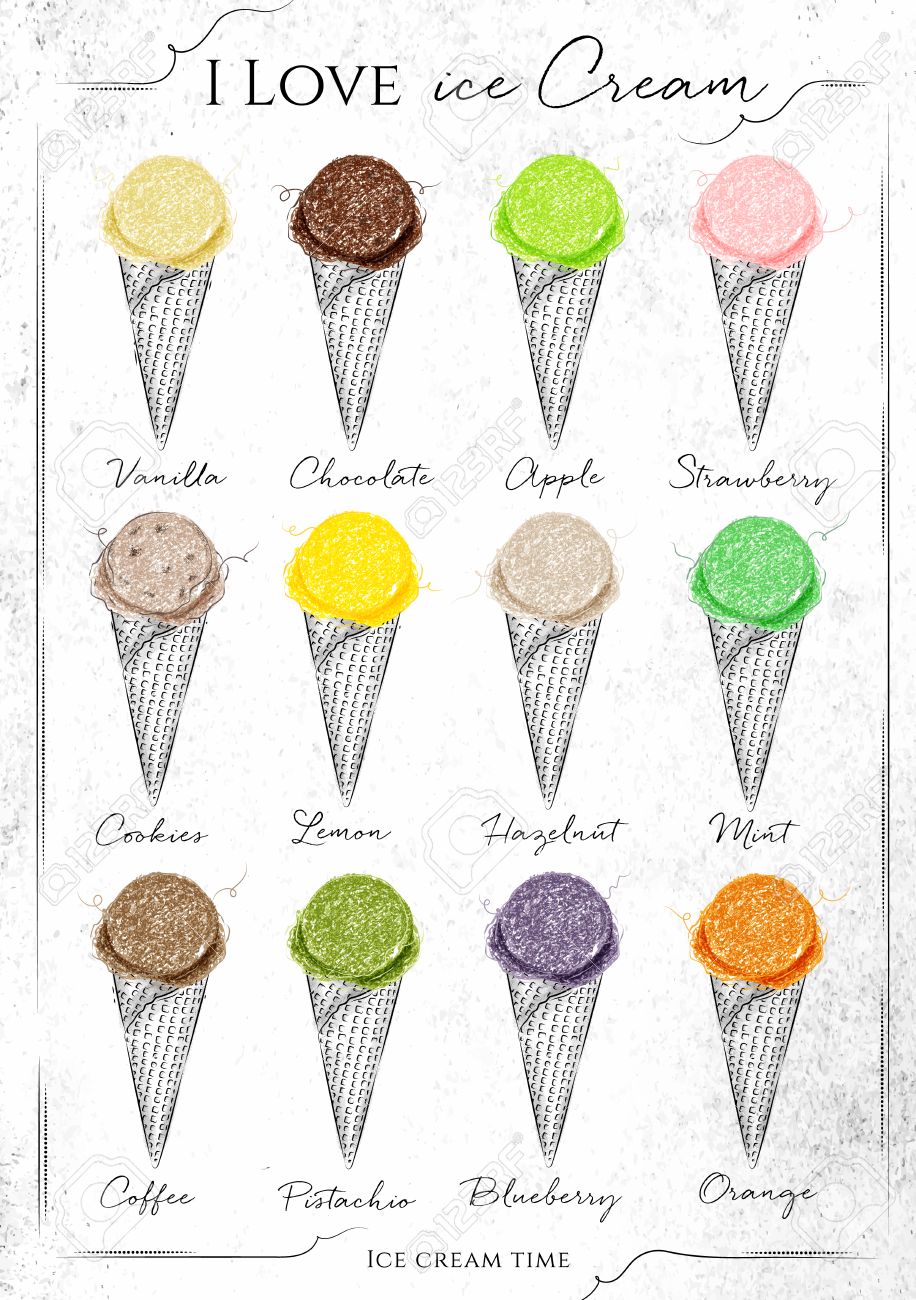 kinds of ice cream
