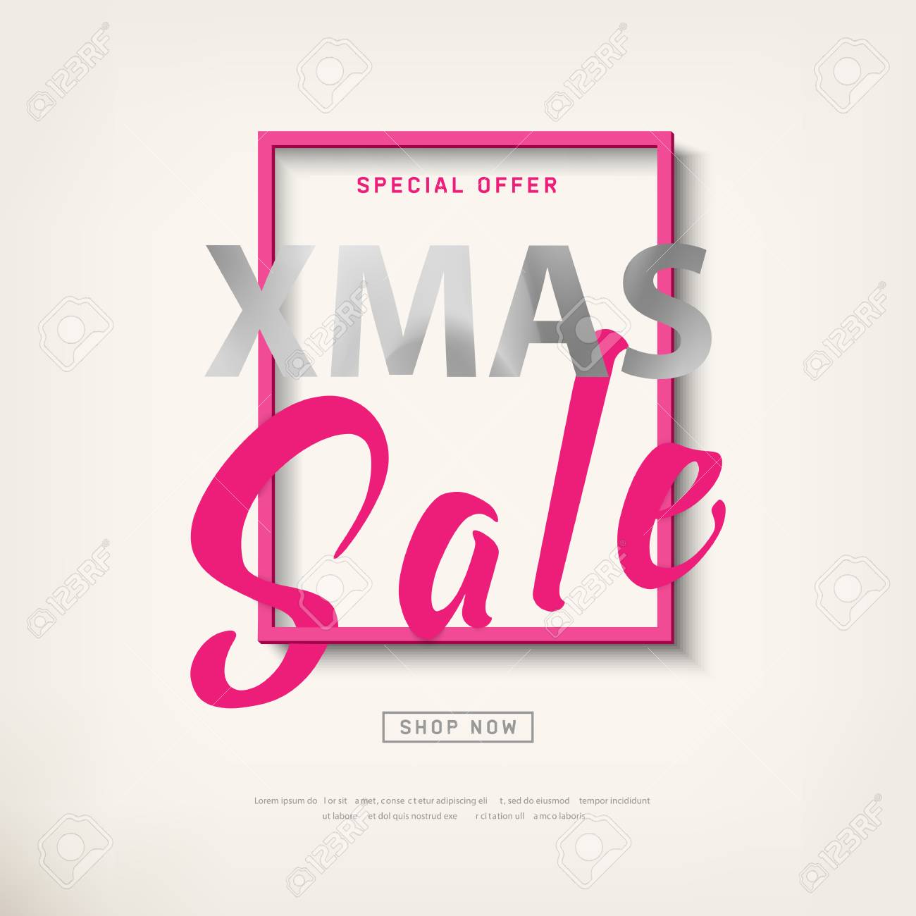 2018 new year and merry christmas card with holographic text poster with silver text - Christmas Card Sale 2018 new year and merry christmas card with holographic text poster with silver text - Christmas Card Sale