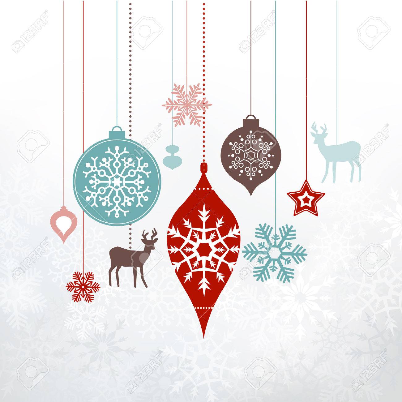 Christmas decorations, ornaments. Silver frosty background - frozen snowlakes. Can be used as a greetings card. - 50372207 Christmas decorations, ornaments. Silver frosty background - frozen snowlakes. Can be used as a greetings card. - 50372207