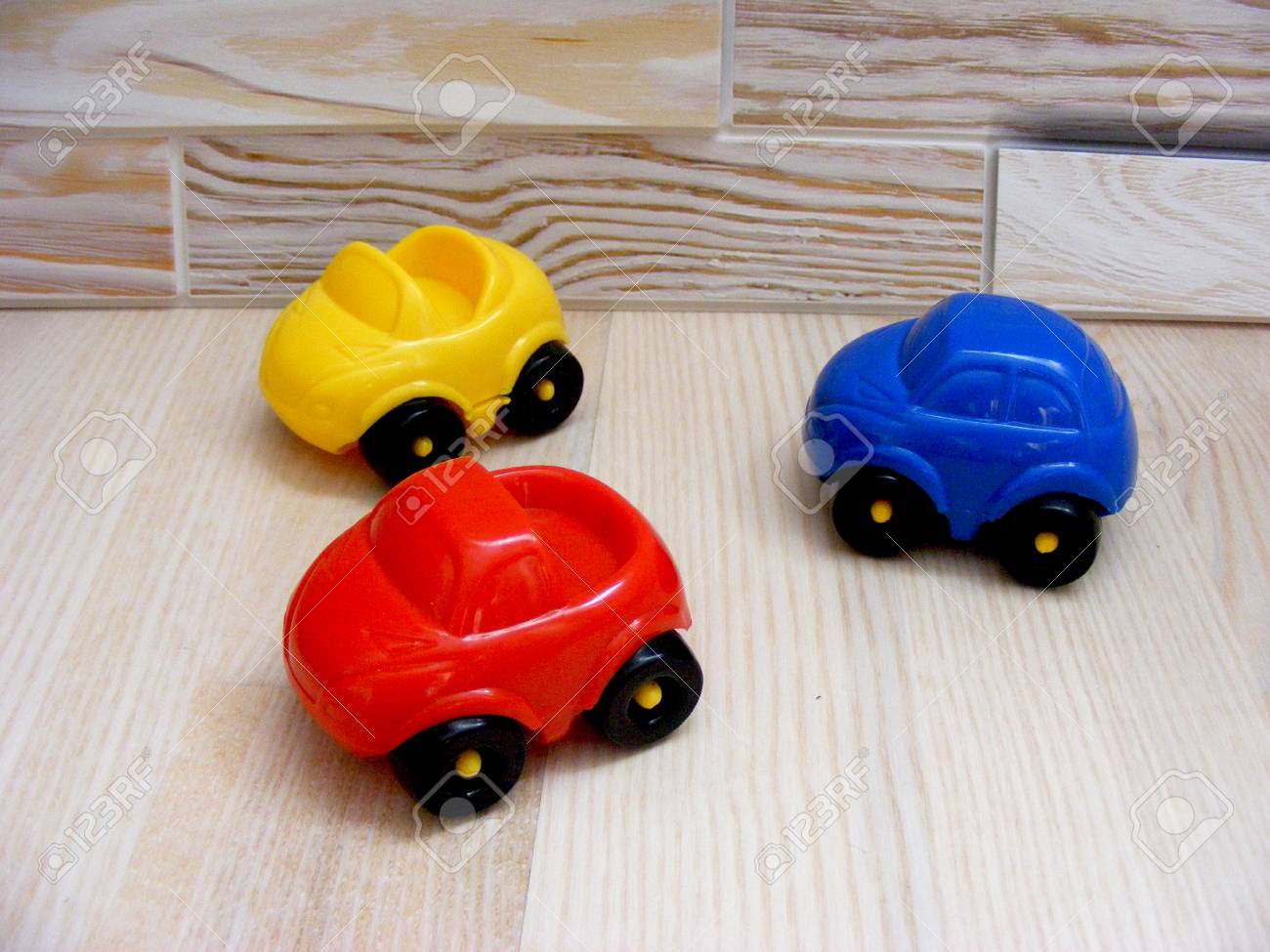 red and yellow toy car