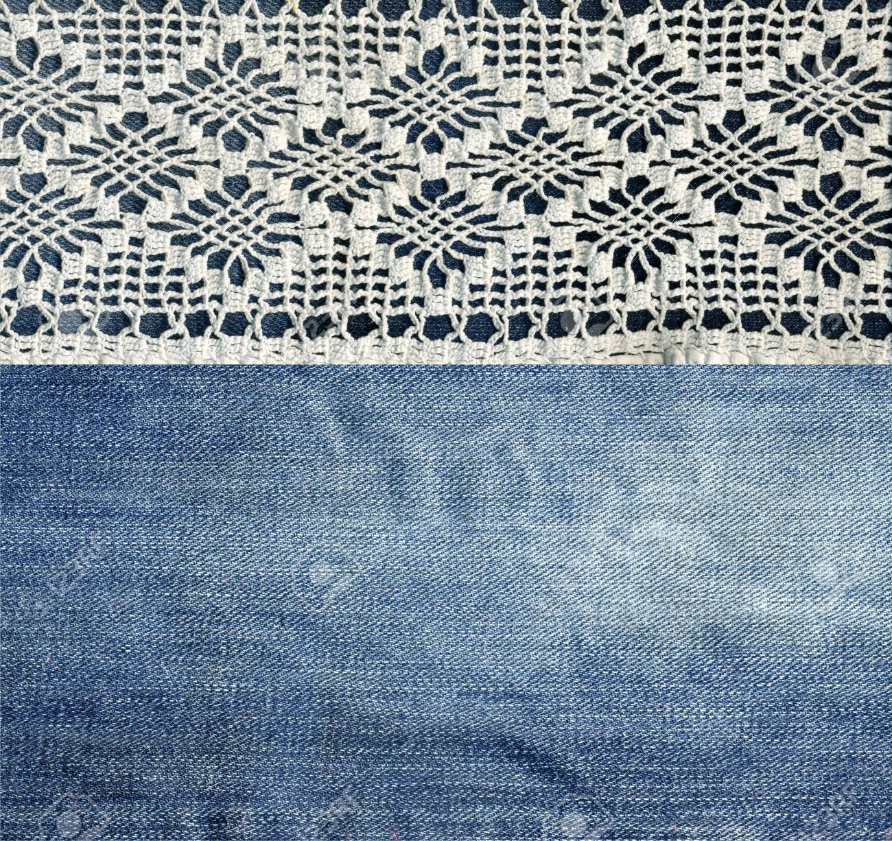 denim lace fabric