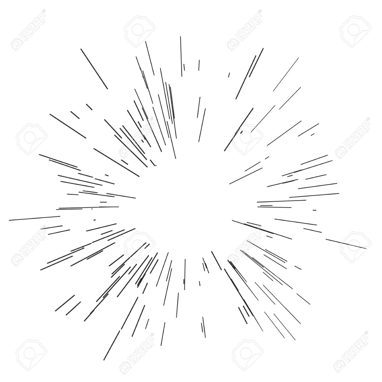 太陽がはじけ スターバーストは太陽光 細いビームの中心から放射状に ライン ロゴ 看板のデザイン要素 動的なスタイル 抽象的な爆発 中央からのスピード モーションライン 鋭い放射 のイラスト素材 ベクタ Image 88490696
