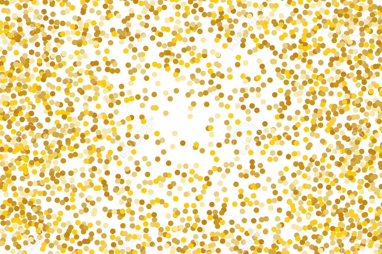 fondo con brillo dorado confeti lunares dorados círculos