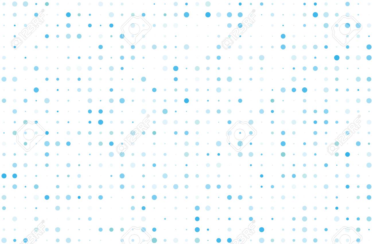 円 ドット ポイント異なるサイズ スケールを持つ点線の背景 ハーフトーンパターン ウェブバナー ポスター カード 壁紙 サイト パネルのデザイン要素 青い色ベクトルイラストのイラスト素材 ベクタ Image